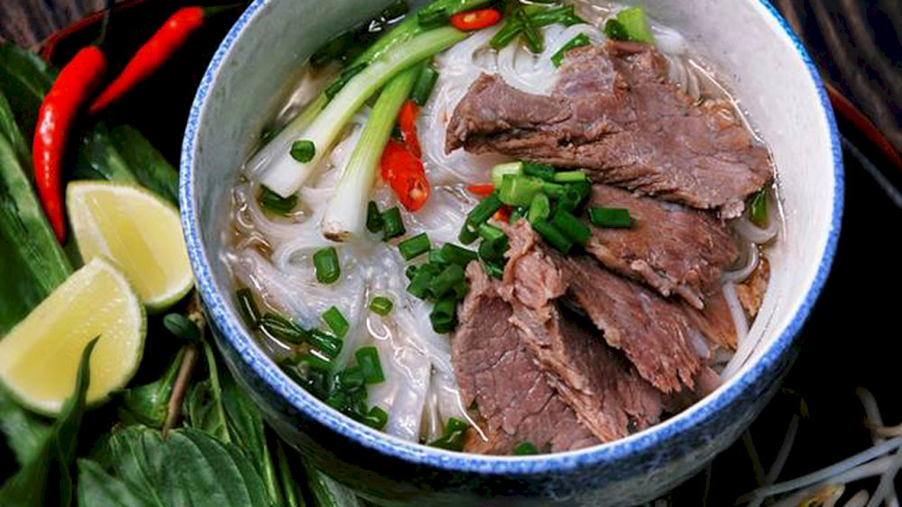 Pho Bat Dan is famous for its meat and noodles, sweet broth from the bones, and no MSG